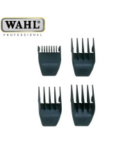 WAHL SET RIALZI PLASTICA MISURE 1-4  (3,6,10,13 MM) NERI