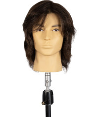 TESTINA MASCHILE 30CM CAPELLI VERI "LUDO" EXALTA