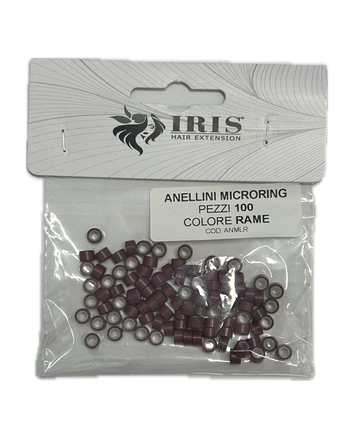 MICRO RING ANELLI C/SILICONE RAME/MOGANO CNF 100