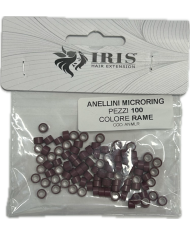 MICRO RING ANELLI C/SILICONE RAME/MOGANO CNF 100