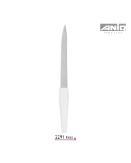 LIMA UNGHIE ALLUMINIO CLASSICA MANICO BIANCO