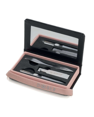 KIEPE SET MANICURE DA VIAGGIO DOOBLE BLACK / PINK