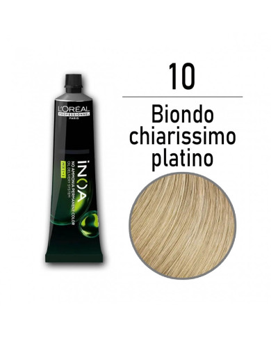 LOREAL INOA 10 BIONDO CHIARISSIMO PLATINO 60 GR