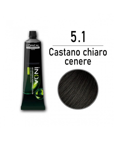 LOREAL INOA 5.1 CASTANO CHIARO CENERE 60 GR
