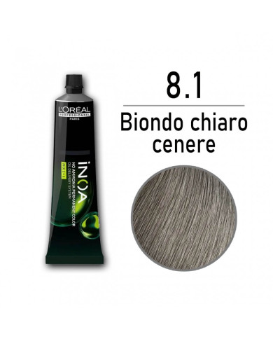 LOREAL INOA 8.1 BIONDO CHIARO CENERE  60 GR