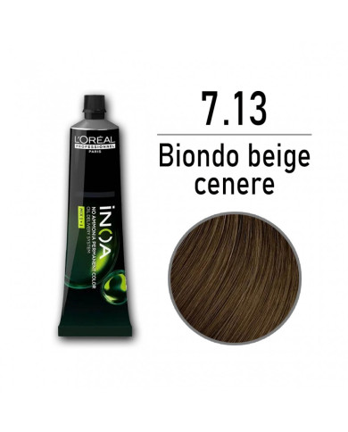 LOREAL INOA 7.13 BIONDO  BEIGE CENERE 60ML