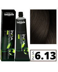 l oreal inoa 6-13 biondo scuro beige cenere  60 gr