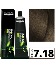 l oreal inoa 7-18  biondo   cenere  moka 60 gr