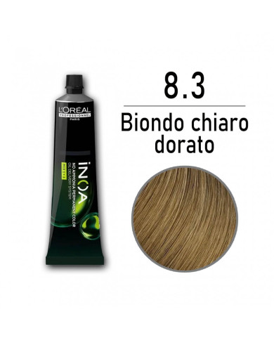 LOREAL INOA 8.3 BIONDO CHIARO  DORATO  60 GR