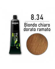 l oreal inoa 8-34 biondo chiaro  dorato rame  60 gr