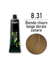 l oreal inoa 8-31 biondo chiaro  beige  dorato 60 gr
