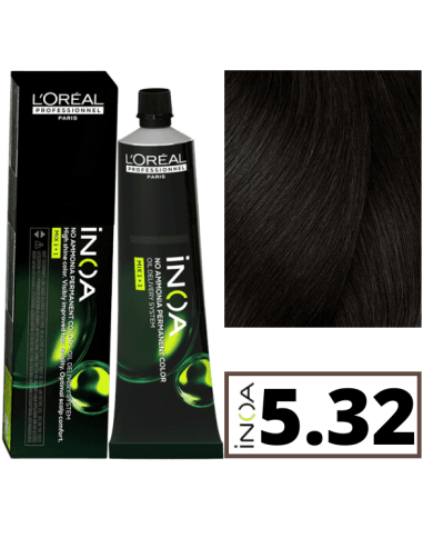 LOREAL INOA 5.32 CASTANO CHIARO DORA IRISE 60GR