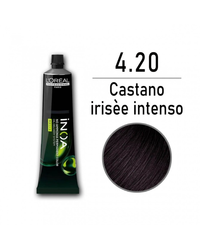 LOREAL INOA 4.20 CASTANO IRISE INTENSO   60 GR