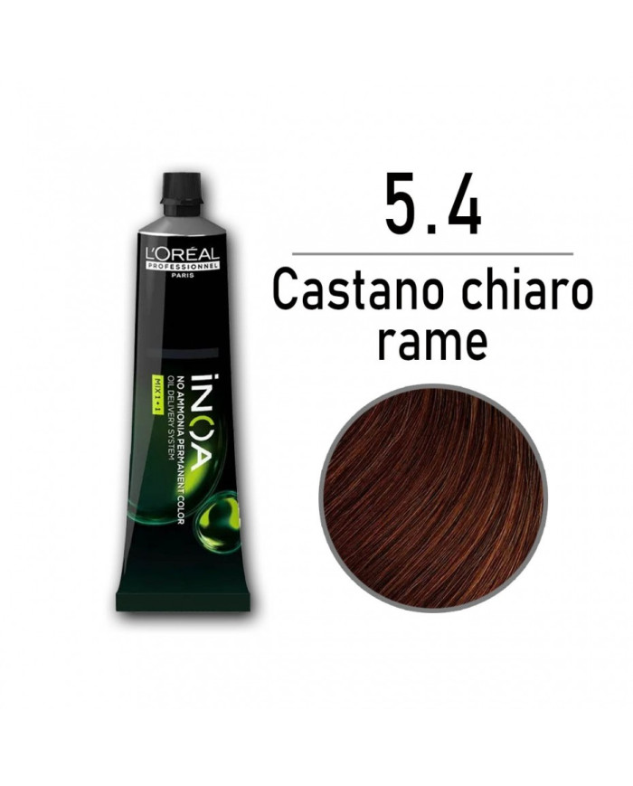 LOREAL INOA 5.4 CASTANO CHIARO RAME  60 GR