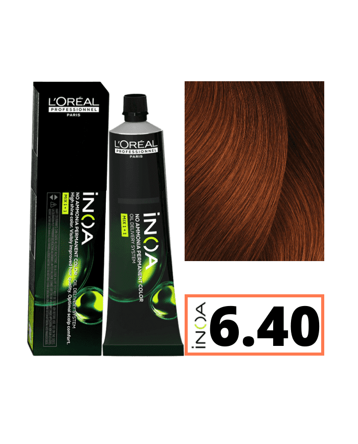LOREAL INOA 6.40 BIONDO SCURO RAME INTENSO 60 GR