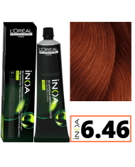 l oreal inoa 6-46  biondo scuro ramato rosso 60 gr