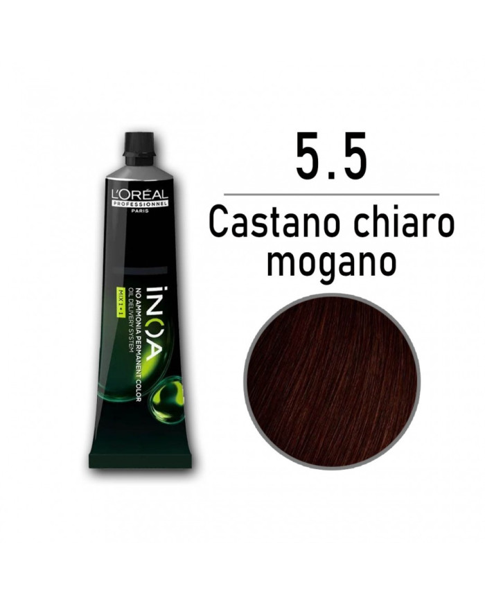 LOREAL INOA 5.5 CASTANO CHIARO MOGANO   60 GR