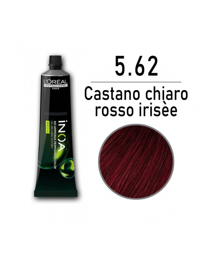 LOREAL INOA 5.62 CASTANO CHIARO ROSSO IRISE 60GR