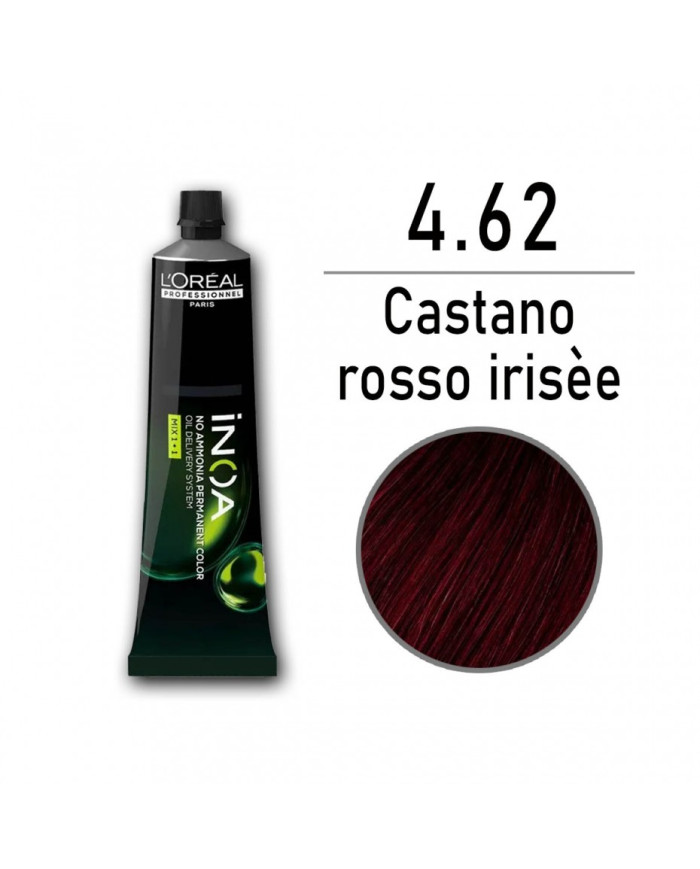 LOREAL INOA 4.62 CASTANO  ROSSO IRISE 60GR