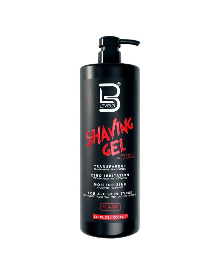L3VEL3 SHAVING GEL FLAME 1000 ML