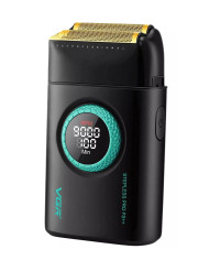 VGR PROFESSIONAL DOUBLE FOIL SHAVER BLACK V-377 - HIGH SPEED 7000-9000 RPM