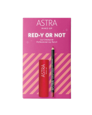 ASTRA KIT - RED-Y OR NOT ( LIP CREAMYNAL + PROFESSIONAL LIP PENCIL )