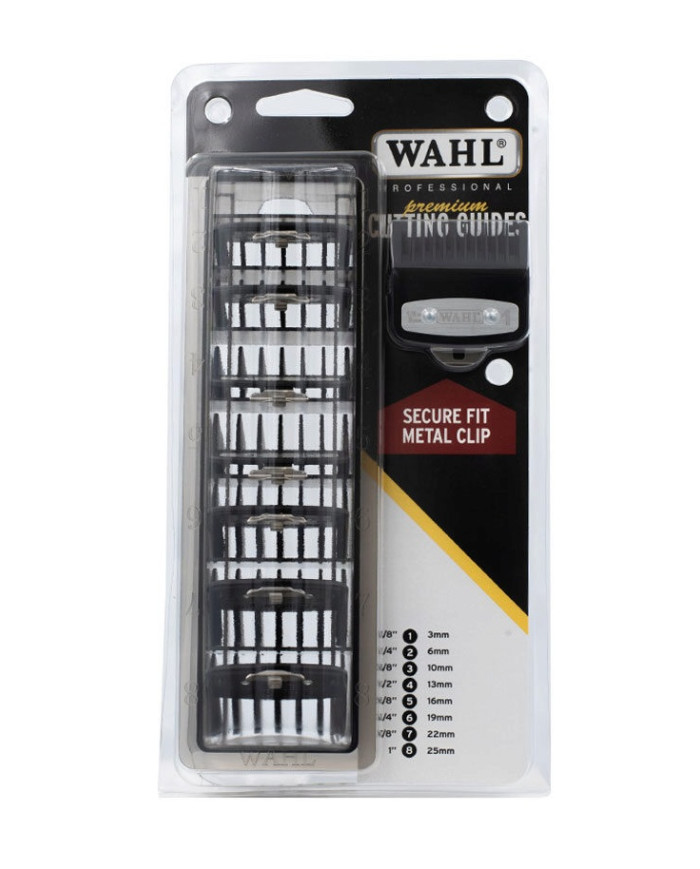 WAHL SET 8 RIALZI NERI INCLUSO BOX