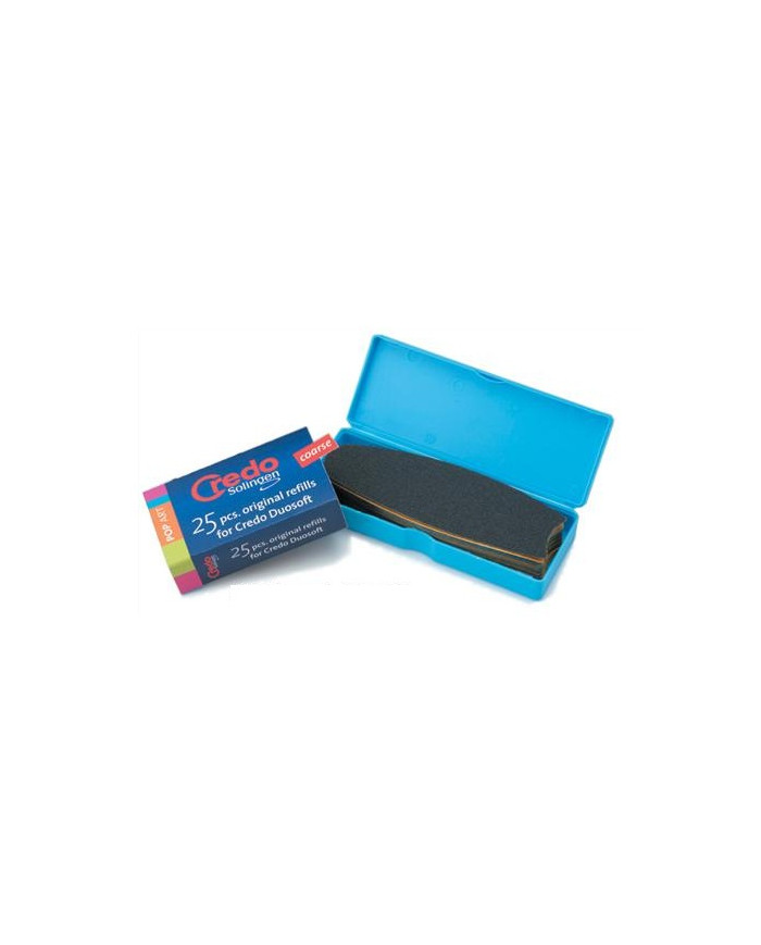CREDO RICAMBI RASPA DUO SOFT 25 PZ - COARSE