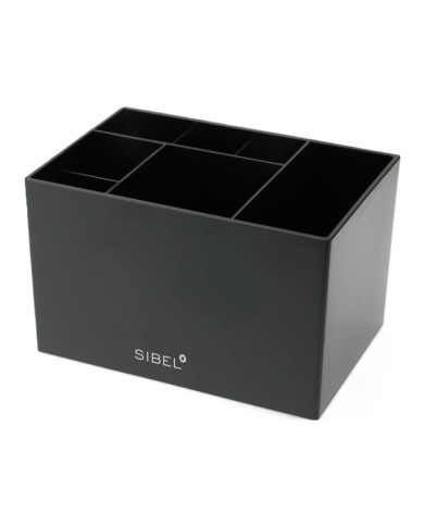 PRATCTIQ PORTAFORBICI DA TAVOLO NERO - SIBEL