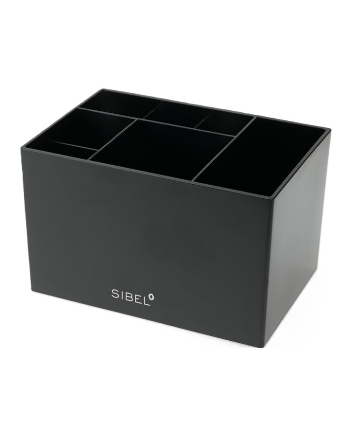 PRATCTIQ PORTAFORBICI DA TAVOLO NERO - SIBEL