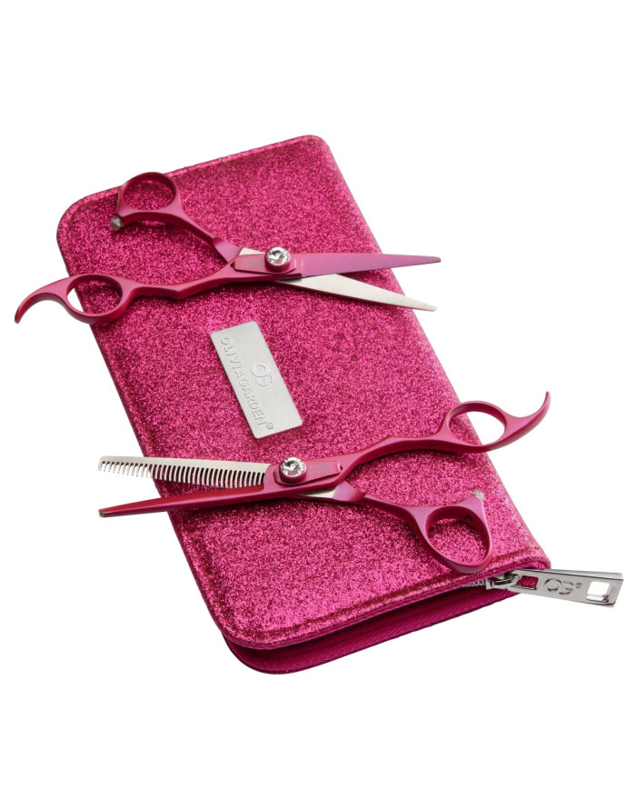 OLIVIA GARDEN KIT FORBICI SLIKCUT THNIKPINK