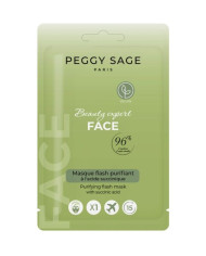 PEGGY SAGE MASCHERA FLASH MONO VISO PURIFICANTE ACIDO SUCCINICO