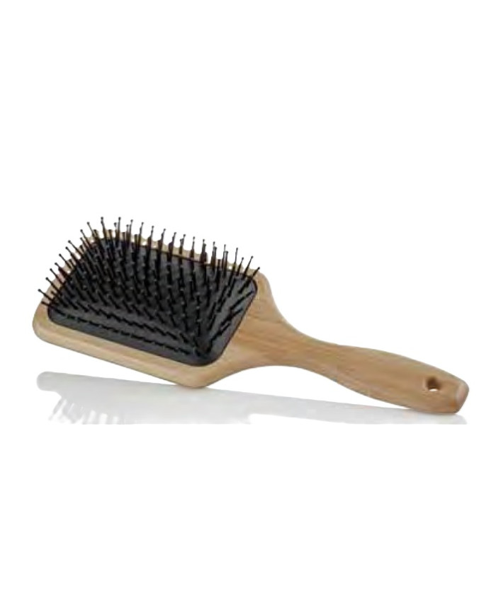 SPAZZOLA BAMBOO PADDLE GENTLE NATURAL HAIR BRUSH