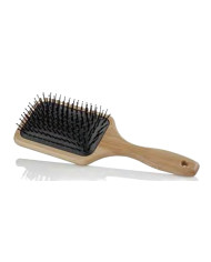 SPAZZOLA BAMBOO PADDLE GENTLE NATURAL HAIR BRUSH