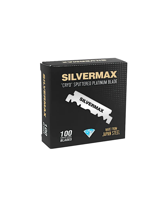 MEZZA LAMA SILVERMAX BLACK PACCHETTO DA 100 PZ