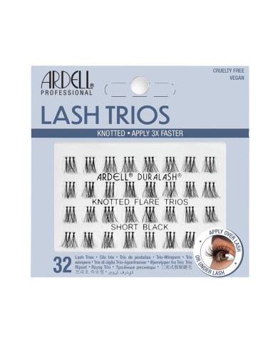 ARDELL LASH TRIOS DOUBLE UP SHORT BLACK KNOTTED