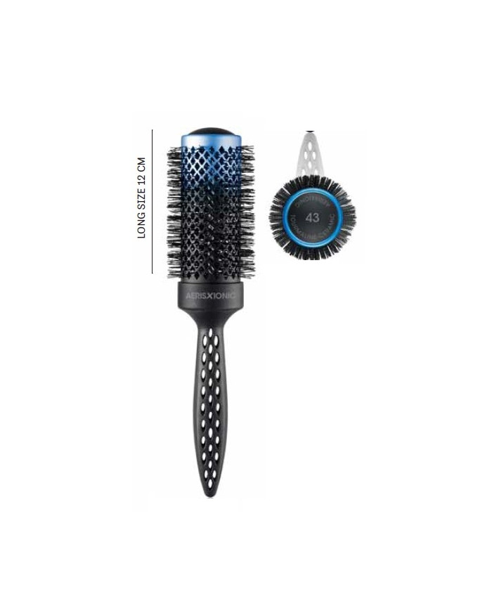 SPAZZOLA AERISXIONIC TERMICA TORMALINA 43MM