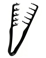 pettine pinza volumizzante uomo plastica nero