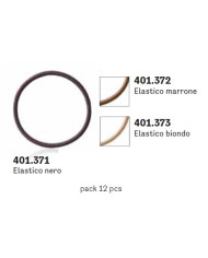 ELASTICI SOTTILI NERO CNF 12 PZ