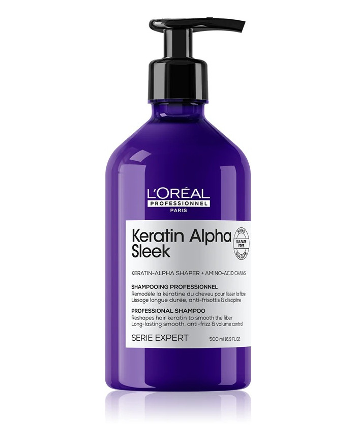S.EXPERT KERATIN ALPHA SLEEK SHAMPOO 500 ML