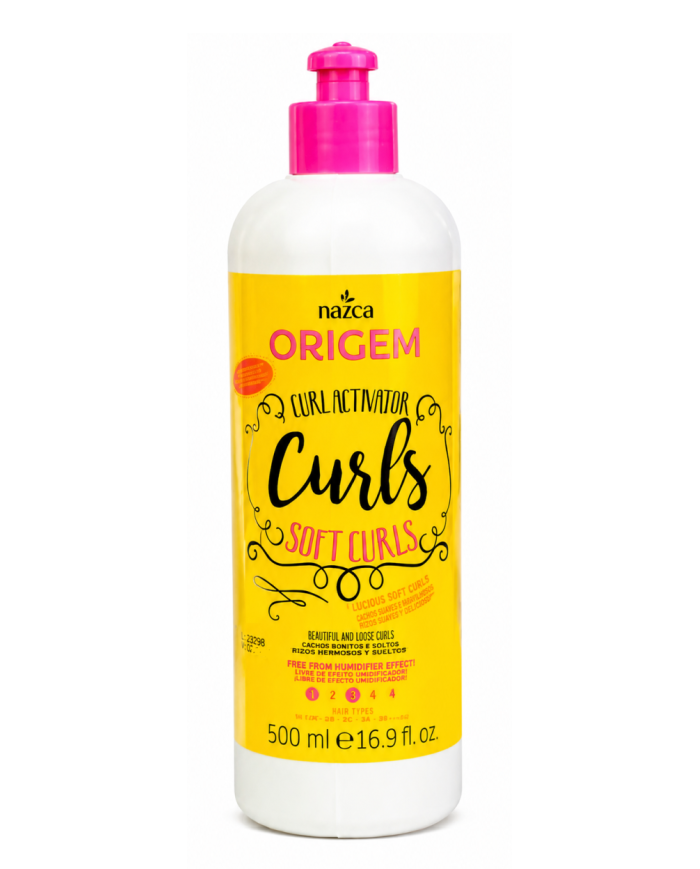ORIGEM CURL ACTIVATOR 500 ML - SOFT CURL YELLOW