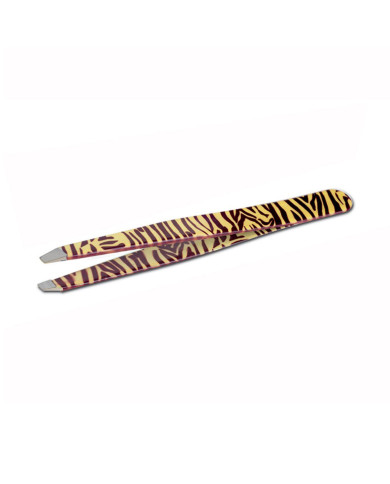PINZETTA ZEBRA MARRONE PUNT.OBLIQUA - TECNIWORK