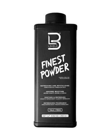 L3VEL3 FINEST POWDER TALC FREE 250 GR