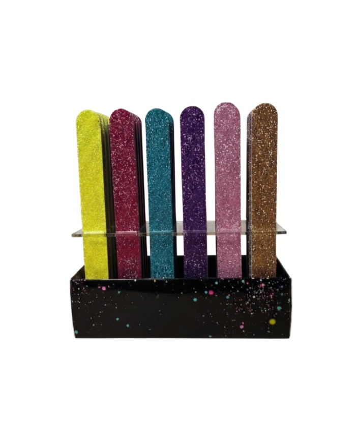 EXPO 24 PZ LIMA UNGHIE GLITTER SIBEL
