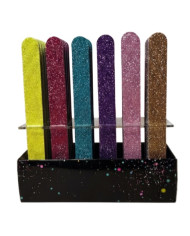 EXPO 24 PZ LIMA UNGHIE GLITTER SIBEL