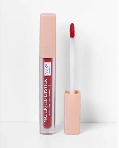 ASTRA PURE BEAUTY MAT LIQUID LIPSTICK 04 POPPY