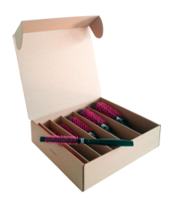 tek spazzola ceramik antib-box 6 misure frassino