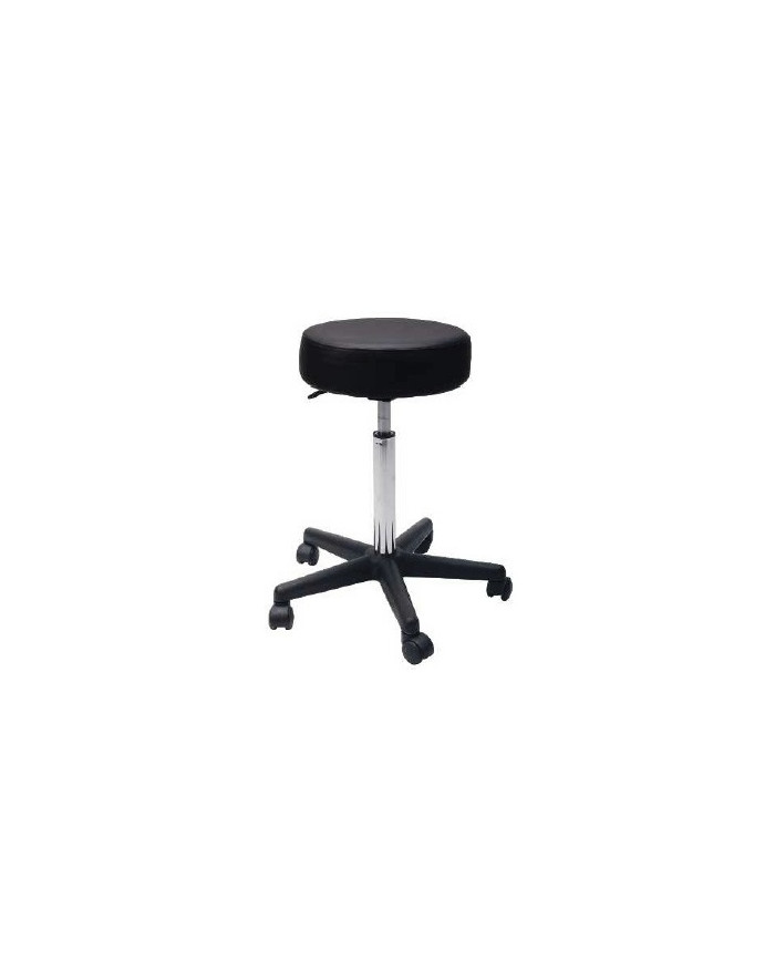 SGABELLO ECO NERO POMPA TONDO