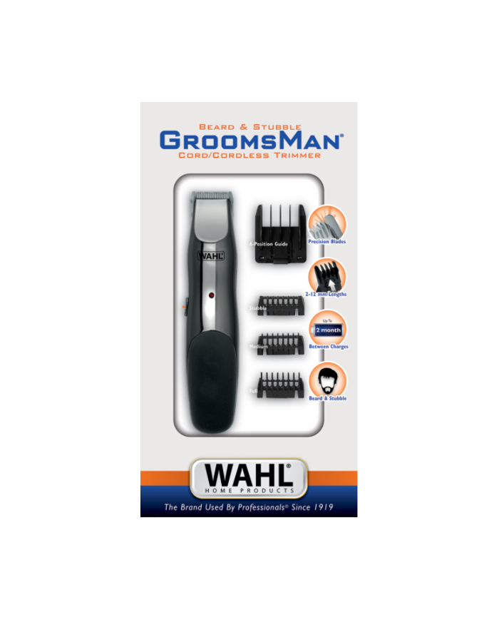 WAHL GROOMSMAN RECHARGEABLE BEARD TRIMMER