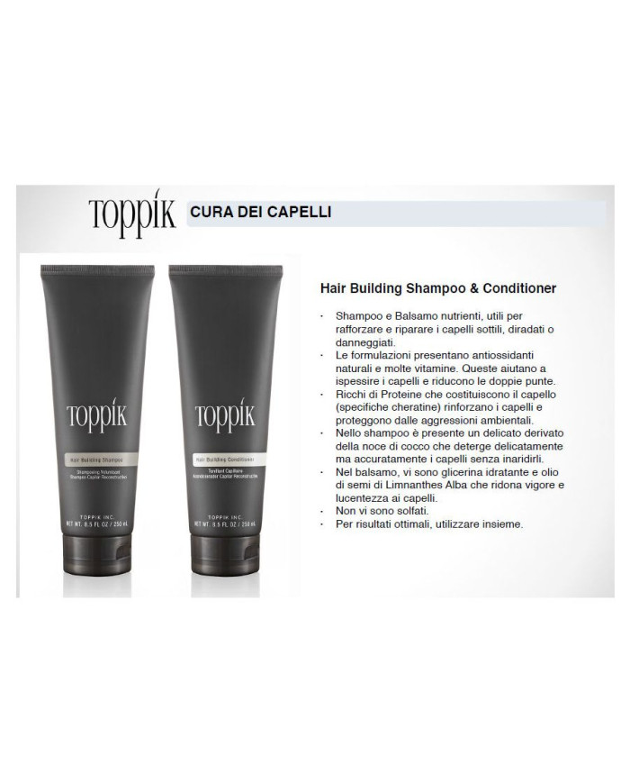HAIR BUILDING CONDITIONER 250 ML - TOPPIK